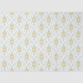 Pastel Damask Easter Eggs Pattern Tissuepapier (Voorkant)