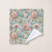 Pastel Damask Towels Rococo Elegance for Bath Bad Handdoek (Wasdoekje)