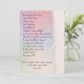 Pastel damast met gescheurde rand kaart (Staand voorkant)