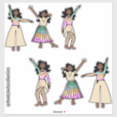Pastel Dancer #1 Sticker (Vel)