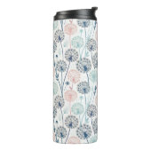 Pastel Dandelion Dreams – Whimsical Floral Thermosbeker (Gedraaid links)