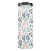 Pastel Dandelion Dreams – Whimsical Floral Thermosbeker (Achterkant)