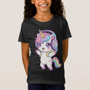 Pastel Dansende Eenhoorn  T-shirt