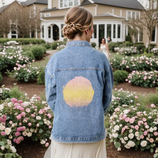 Pastel Dawn Denim Jacket (Huwelijk Achterkant)