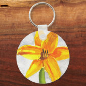 Pastel Day Lily Sleutelhanger (Voorkant)
