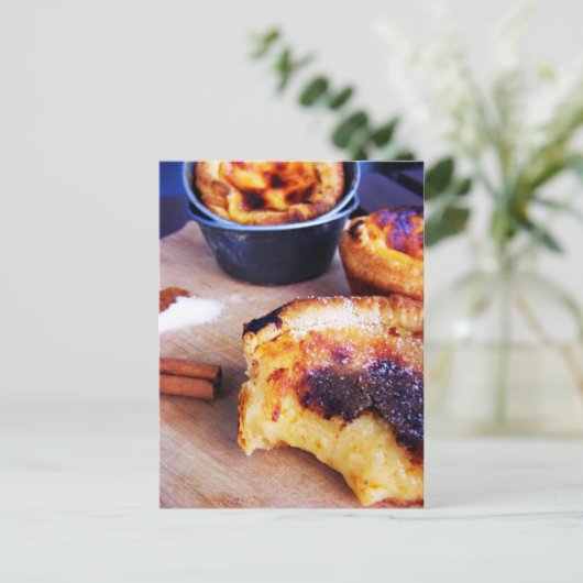 pastel de nata briefkaart (Staand voorkant)