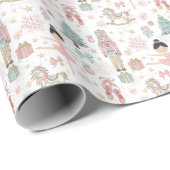 Pastel De Notenkraker Kerst Ballet Decoupage Cadeaupapier (Rol Hoek)
