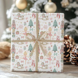 Pastel De Notenkraker Kerst Ballet Decoupage Cadeaupapier