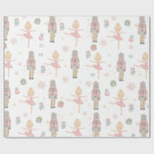 Pastel De Notenkraker Kerst Ballet Decoupage Cadeaupapier (Vlak)