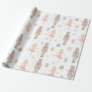 Pastel De Notenkraker Kerst Ballet Decoupage Cadeaupapier