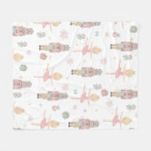 Pastel De Notenkraker Kerstballet Fleece Deken (Voorkant (Horizontaal))
