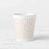 Pastel Design Latte Mok - Elegant en Stijlvol (Voorkant)