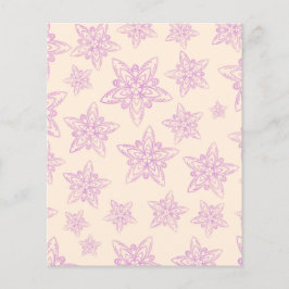 Pastel Design Scrapbook Paper - Paarse Floral