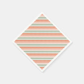 Pastel diagonale streep servet (Hoek)