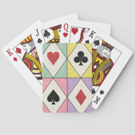 Pastel Diamant Speelkaarten