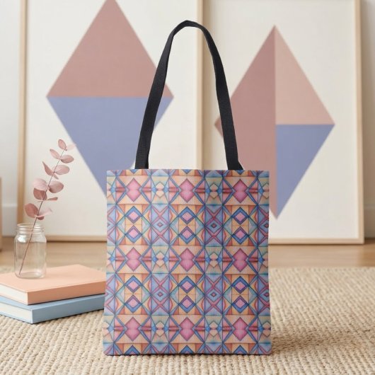 Pastel Diamanten Tote Bag