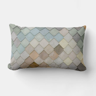Pastel diamantpatroon lendenkussen kussensloop kussen