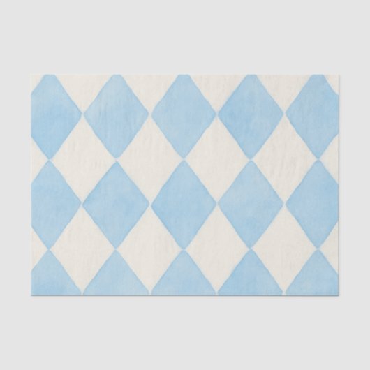 Pastel diamantpatroon tissuepapier (Voorkant)