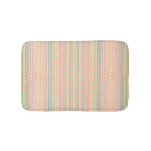 Pastel Diamond Patroon Badmat