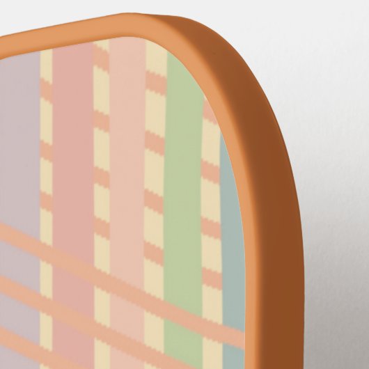 Pastel Diamond Patroon Pickleball Paddle (Links Detail)