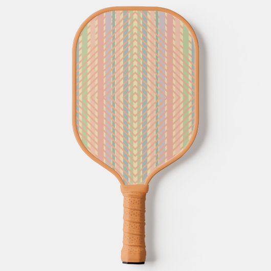  Pastel Diamond Patroon Pickleball Paddle (Achterkant)