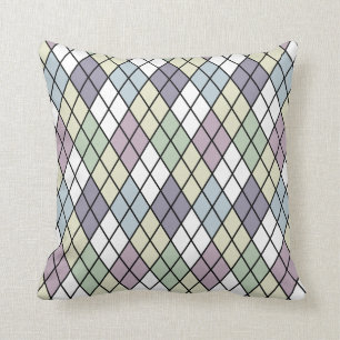Pastel Diamonds Argyle Kussen