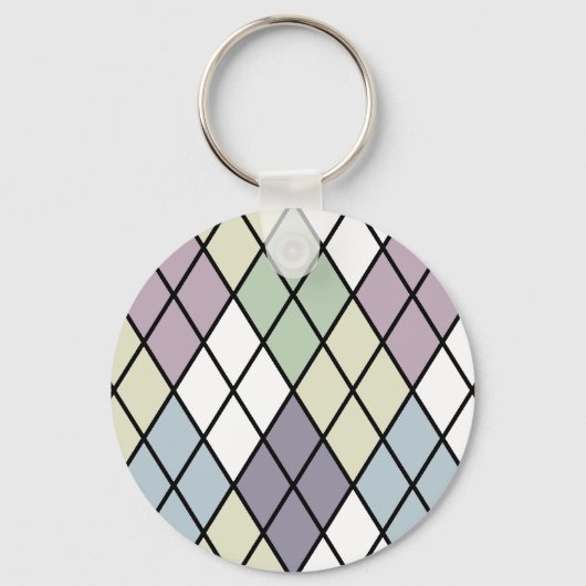 Pastel Diamonds Argyle Sleutelhanger (Voorkant)