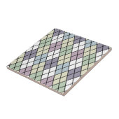 Pastel Diamonds Argyle Tegeltje (Zijkant)