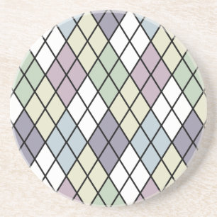 Pastel Diamonds Argyle Zandsteen Onderzetter