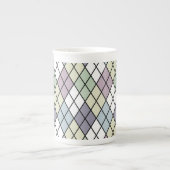 Pastel Diamonds Porselein Kop (Voorkant)