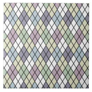 Pastel Diamonds Tegeltje