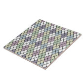 Pastel Diamonds Tegeltje (Zijkant)