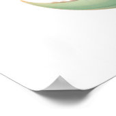 Pastel Dino Baby Room Art – Waterverf Dinosaurus Poster (Hoek)