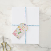 Pastel Dino Verjaardagsstickers Cadeaulabel (Met Touw)