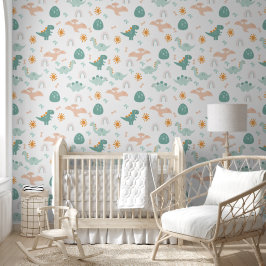 Pastel Dinosaur Dreams Behang
