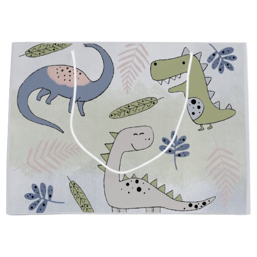 Pastel Dinosaur Groot Cadeauzakje