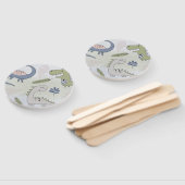 Pastel Dinosaur Handwaaier (Niet-gemonteerd)