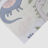 Pastel Dinosaur Tissuepapier (Detail)