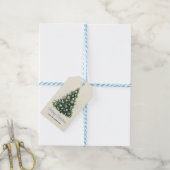 Pastel Disco Bal Ornament Kerstboom Custom Cadeaulabel (Met Touw)