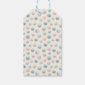 Pastel Disco Bal Ornament Kerstboom Custom Cadeaulabel (Achterkant)