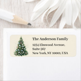 Pastel Disco Bal Ornament Kerstboom Custom Etiket