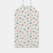 Pastel Disco Ball Ornament Christmas Tree Custom Cadeaulabel (Achterkant)