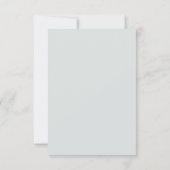 Pastel Distel Save The Date Kaart (Achterkant)