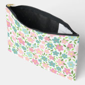 Pastel Ditsy Bloemige Shabby Chic Coquette Etui (Open)