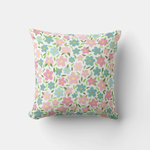 Pastel Ditsy Bloemige Shabby Chic Coquette Kussen