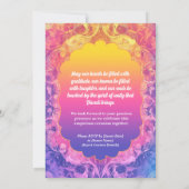 Pastel Diwali Elegance Kaart (Achterkant)