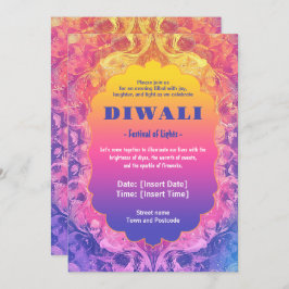 Pastel Diwali Elegance Kaart