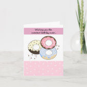 Pastel Donut Birthday-ontwerp Kaart (Voorkant)