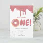 Pastel Donuts & Sprinkles Zoet Een Verjaardag Kaart (Staand voorkant)