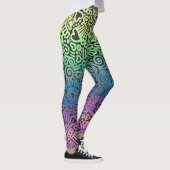 Pastel Doodle Patroon Leggings (Rechts)